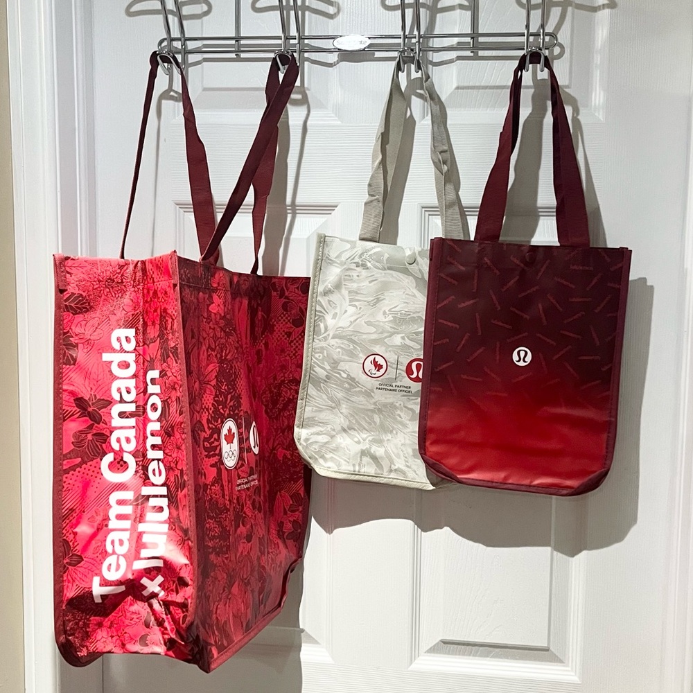 Set of 3 / Lululemon Reusable Bags